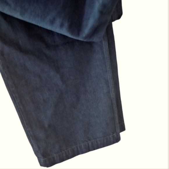 NEW! ABERCROMBIE & FITCH Curve Love Mid-Rise Flat Front Wide Leg Denim Jeans 14. - Picture 4 of 8